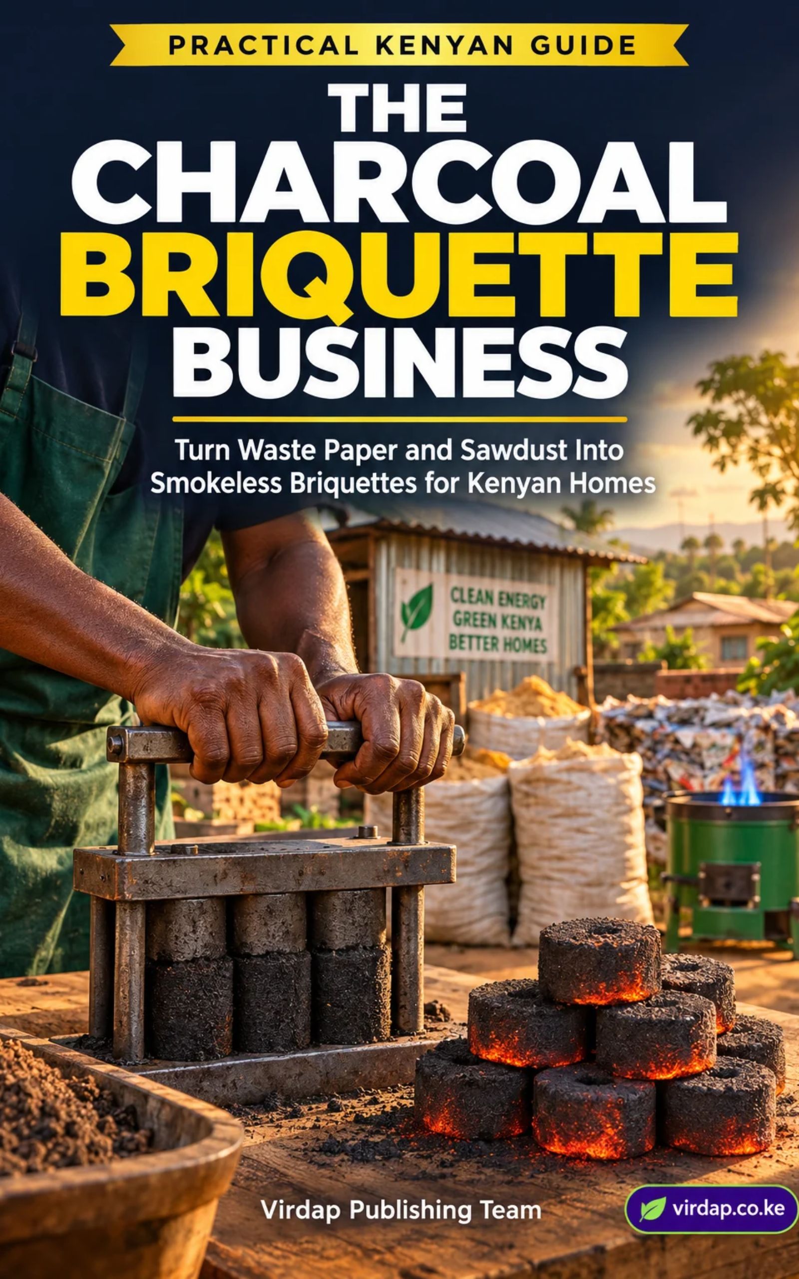 Charcoal Briquette Business in Kenya: Turn Waste Paper & Sawdust Into Smokeless Briquettes and Sell to Households & Restaurants