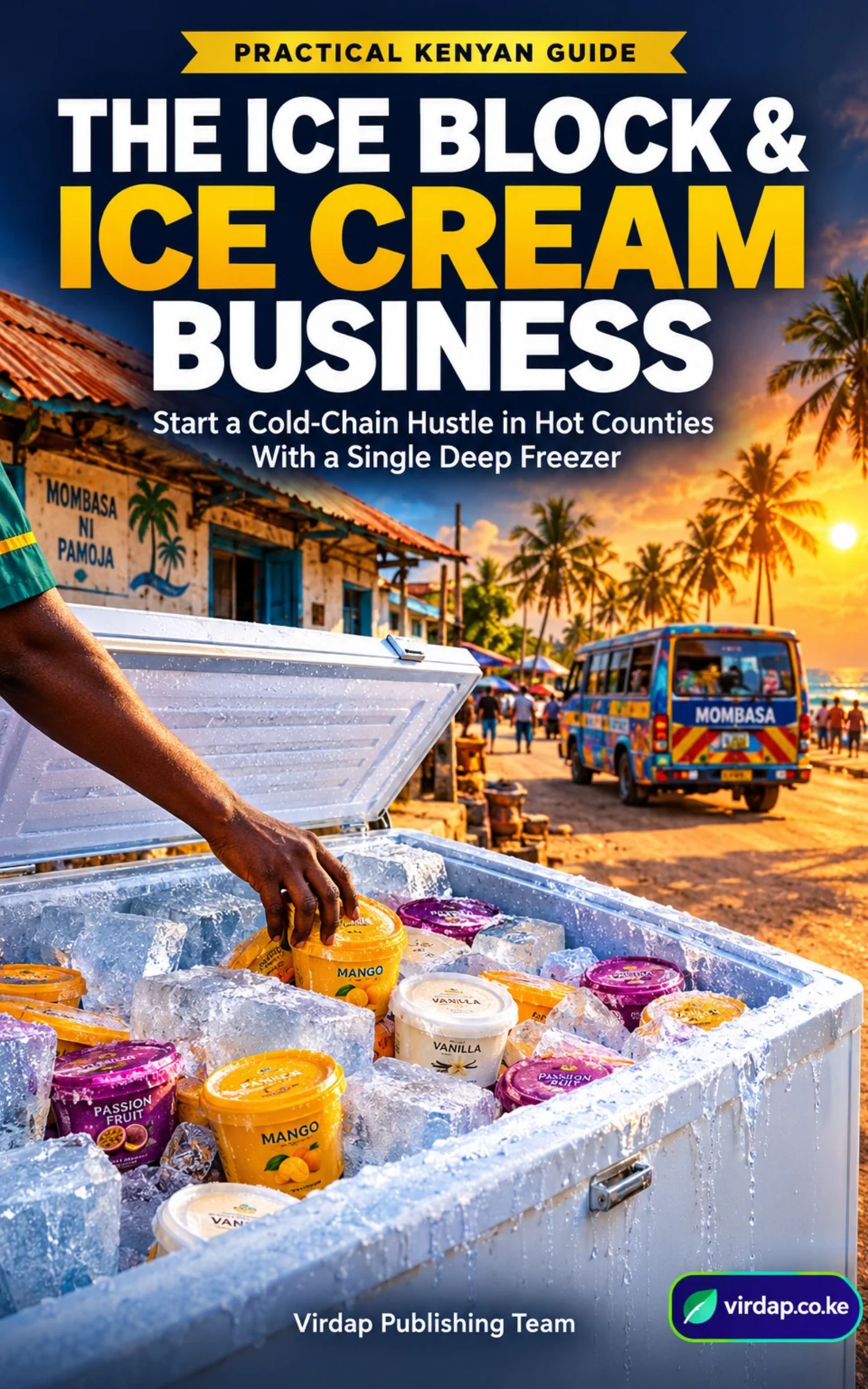 Ice Block & Ice Cream Business in Kenya: Start a Cold-Chain Hustle in Mombasa, Kisumu & Garissa with One Deep Freezer