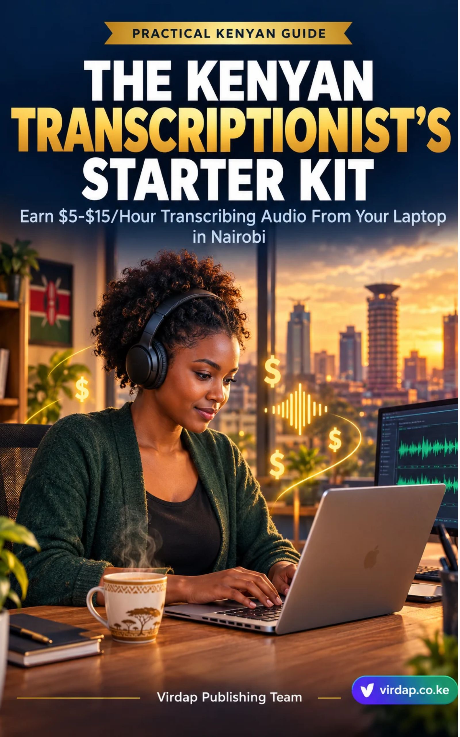 The Kenyan Transcriptionist's Starter Kit: Earn $5–$15/Hour on Rev, GoTranscript & TranscribeMe from Nairobi